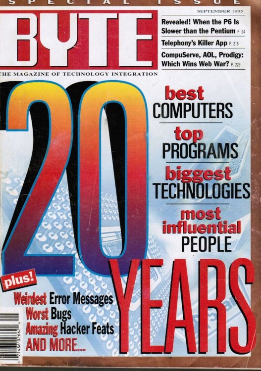 BYTE Magazine - September 1995: 20th Anniversary Special Issue