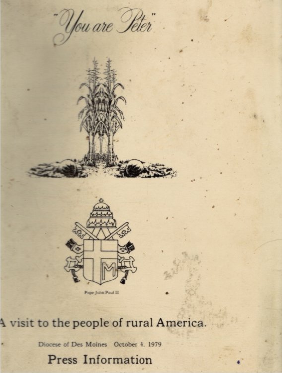 You Are Peter : a Visit to the People of Rural America : Press Information, October 4, 1979 Papal Visit