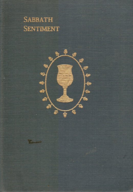 Kiddush, or Sabbath sentiment in the home