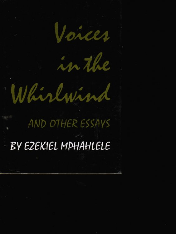 Voices in the Whirlwind and Other Essays