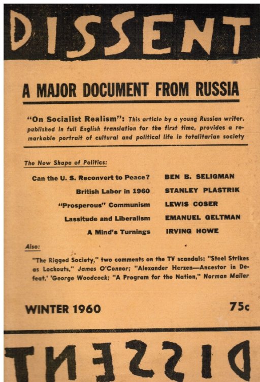 Dissent, Winter 1960, Volume VII, Number 1