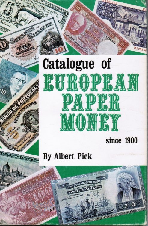 Catalogue of European paper money since 1900