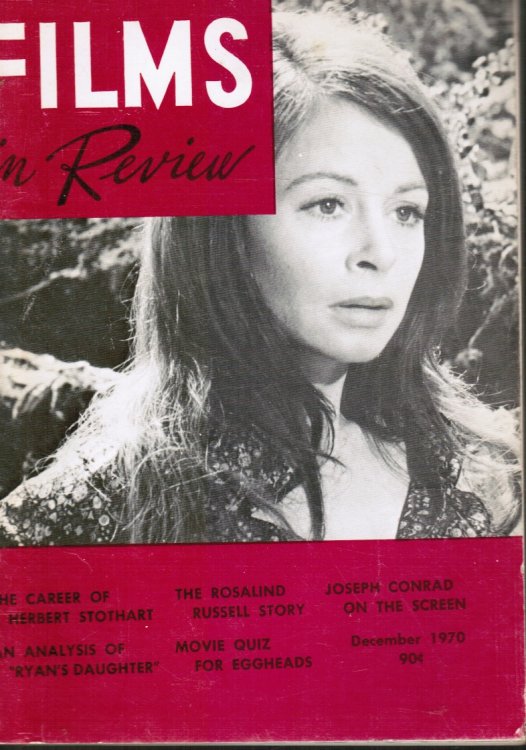 Films in Review December, 1970 Sara Miles in Ryan's Daugther, Cover