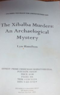 The Xibalba Murders (Uncorrected Proof)