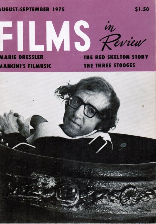 Films in Review : August-September, 1975 Woody Allen, Cover
