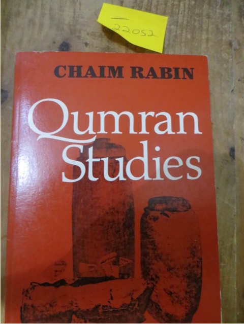 Qumran Studies