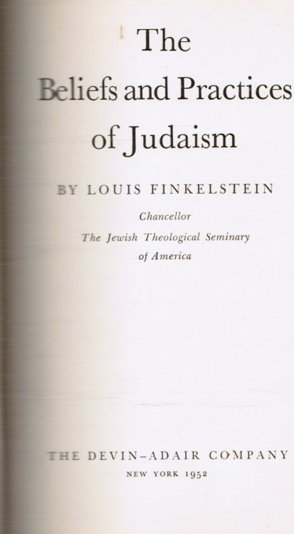 The beliefs and practices of Judaism