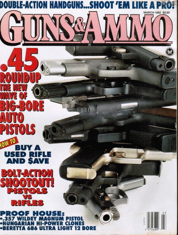 Guns & Ammo Magazine March 1992