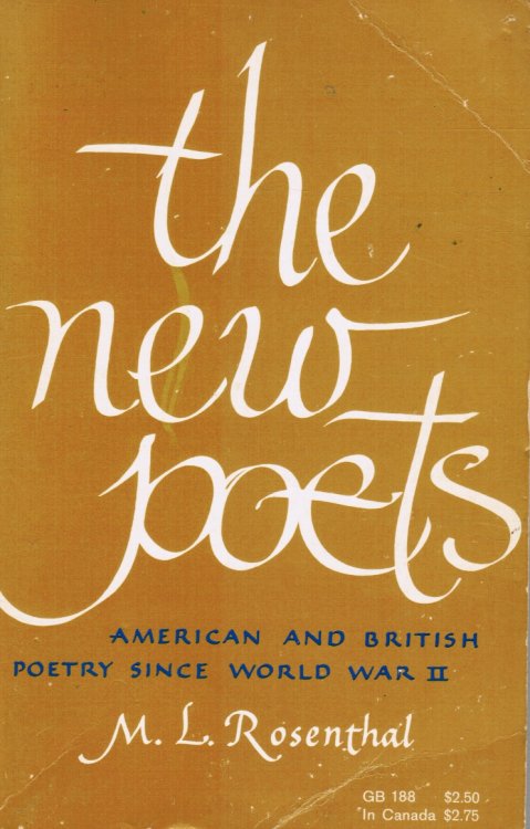 the new poets: American and British Poetry Since WW II