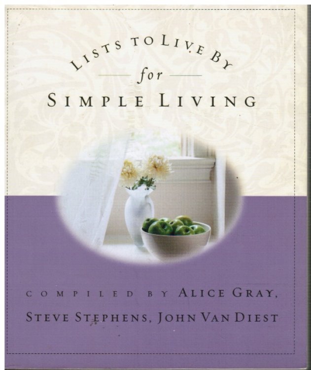 Lists to Live by for Simple Living