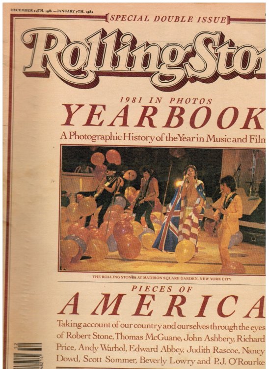 Rolling Stone Magazine # 359/360 December 24 1981 to Jan 7, 1982 Yearbook 1981