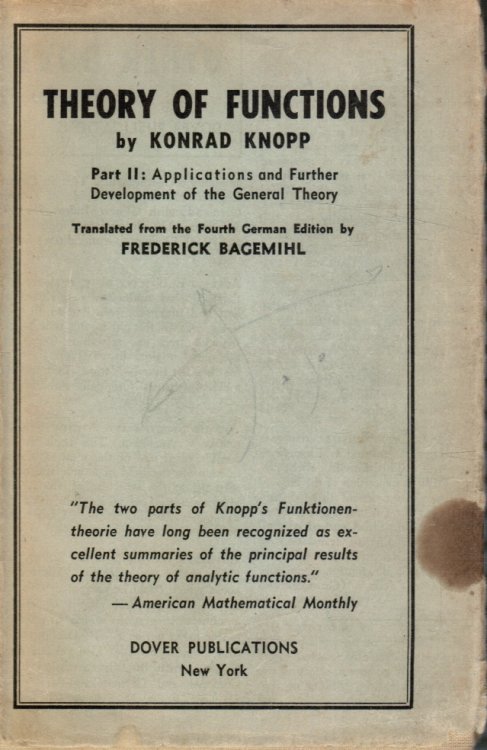 Theory of Function Part II : Applications and Further Development of the General Theory