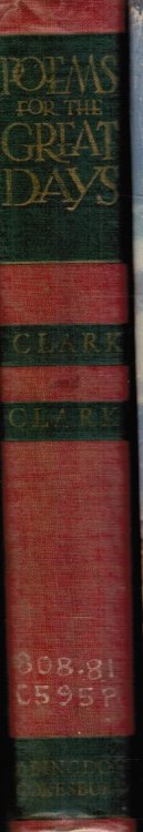 Poems for the Great Days