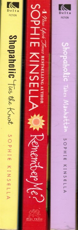 5 Books: Confessions of a Shopaholic; Remember Me ; Shopaholic Takes Manhattan, Shopaholic Ties the Knot and the Undomestic Goddess