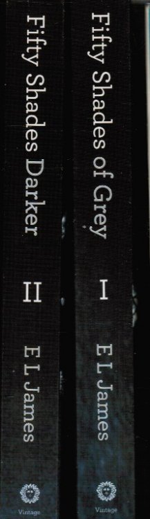 2 Books: Fifty Shades of Grey and Fifty Shades Darker