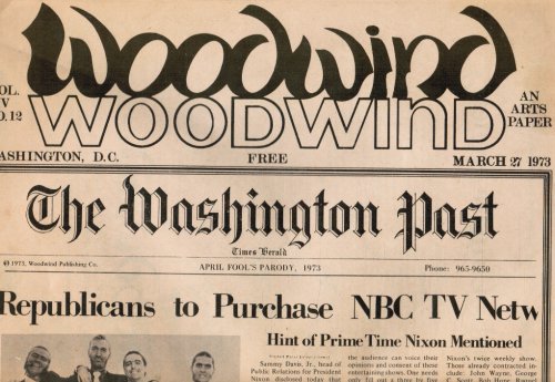 Woodwind: an Arts Paper: April Fool's Parody 1973