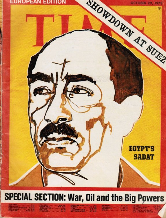 Time Magazine October 29, 1973 - Anwar Sadat, Cover