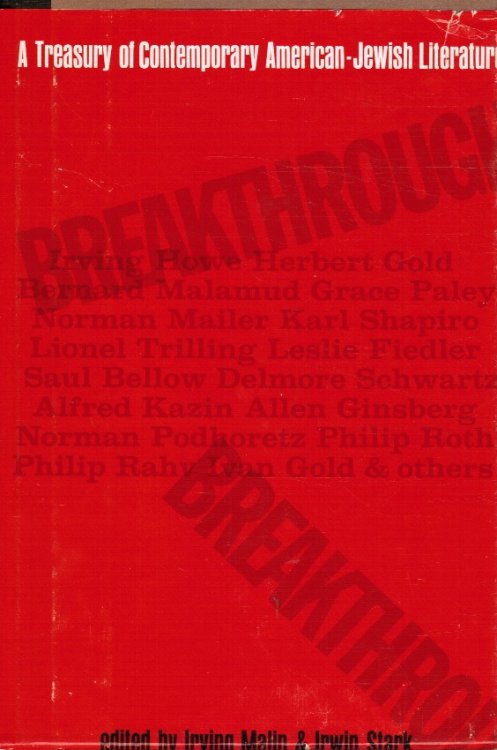 Breakthrough: a Treasury of Contemporary American-Jewish Literature