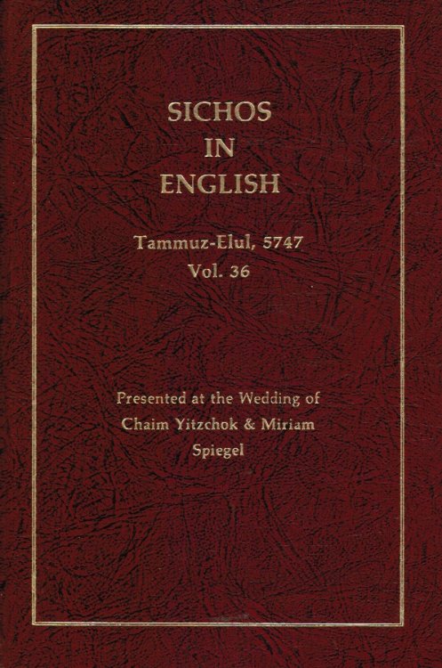 Sichos in English : Vol 36