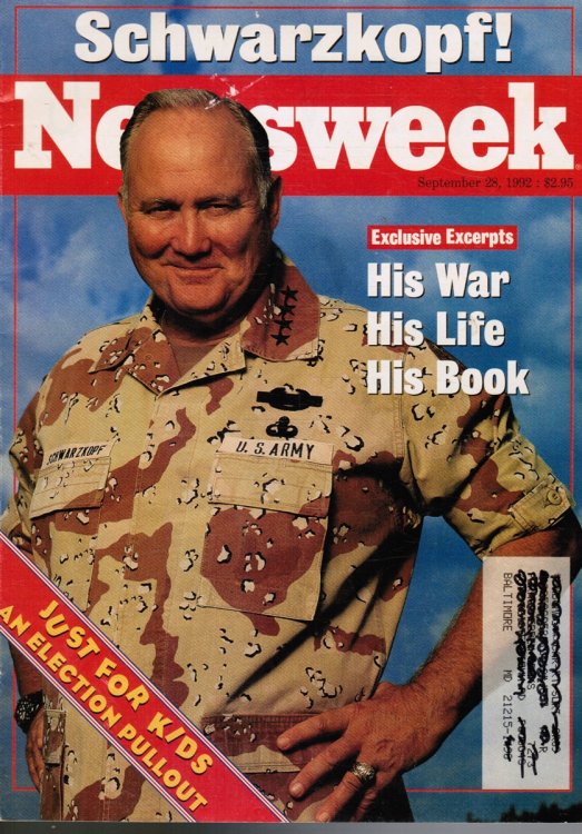 Newsweek Magazine - September 28, 1992 - Schwarzkopf