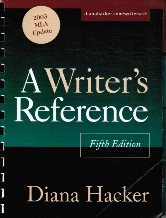A Writer's Reference: 2003 MLA Update