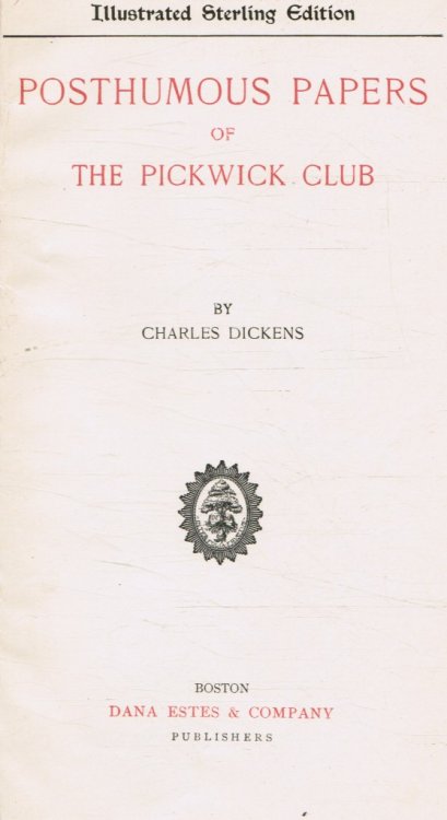 Posthumous Papers of the Pickwick Club