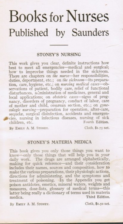 Books for Nurses Published by Sauders