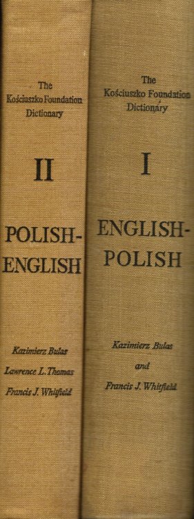 Polish-English and English-Polish Dictionaries - 2 Volumes