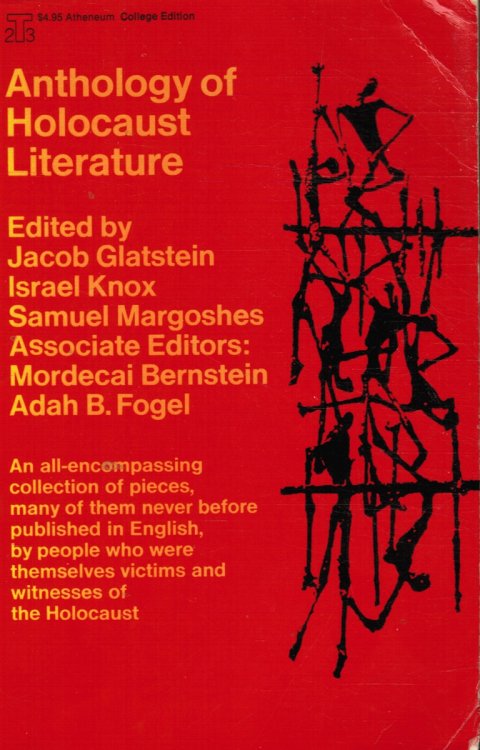 Anthology of Holocaust Literature