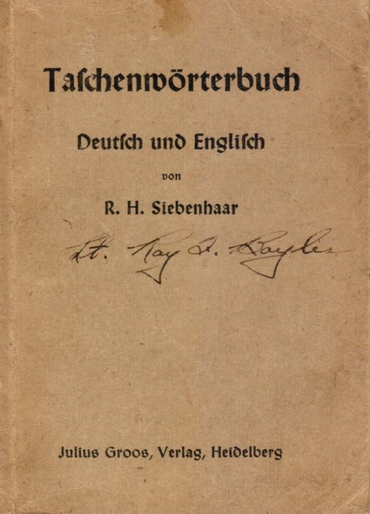 Taschenworterbuch Deutsch Und Englisch (und Englisch/ Deutsch)