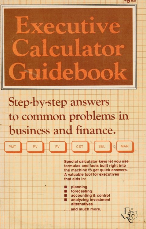 Executive Calculator Guidebook