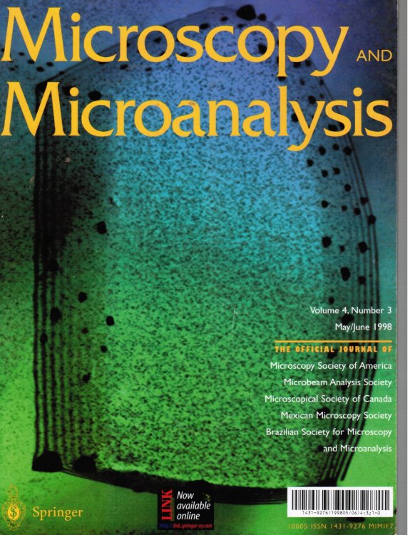 Microscopy and Microanalysis: Vol 4, #3, May/june 1998