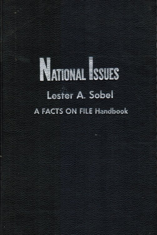 NATIONAL ISSUES: a Facts on File Handbook
