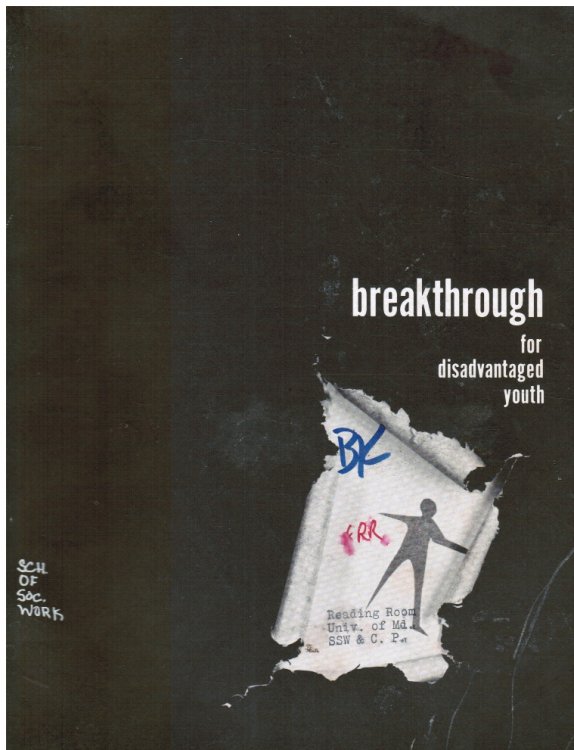 Breakthrough For Disadvantage Youth