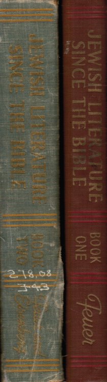 Jewish Literature Since the Bible: Books 1 and 2