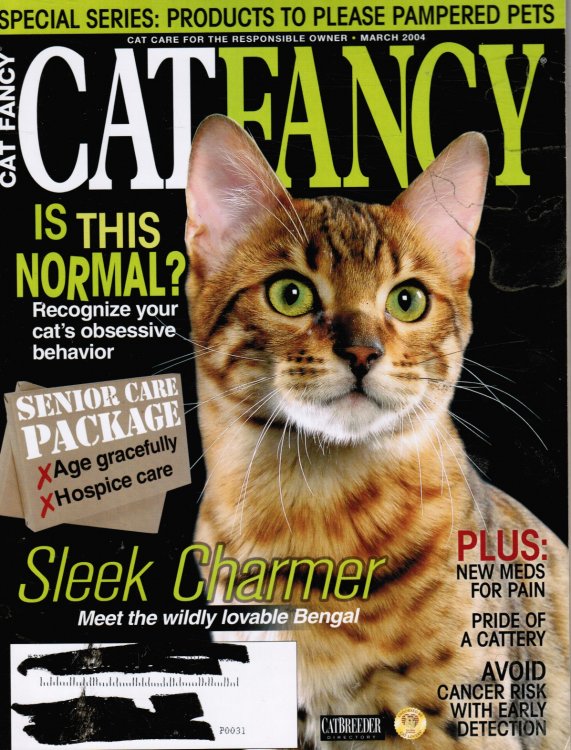CAT FANCY MAGAZINE: March 2004