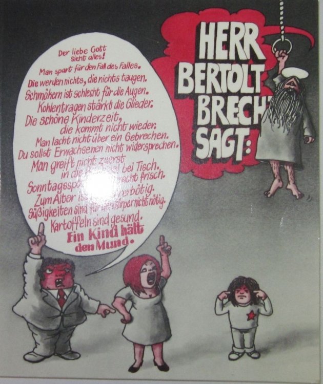 Herr Bertolt Brecht Sagt