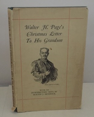 Walter H. Page's Christmas Letter To His Grandson
