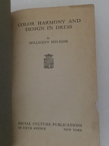 Color Harmony And Design In Dress