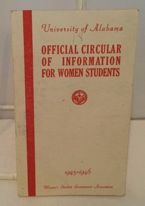 Official Circular Of Information For Women Students 1945-1946 (Women's Student Government Association)