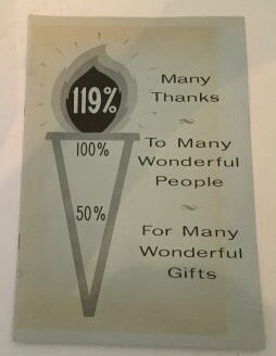 Menu For The 1962 Victory Luncheon For The Southern Pacific General Office 