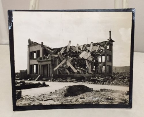 Two Photographs Of Atomic Bomb Damage In Hiroshima, Japan