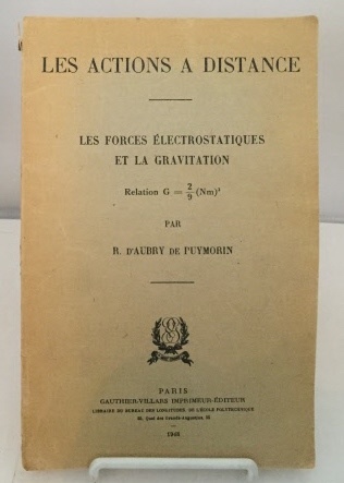 Les Actions A Distance Les Forces Electrostaticques Et La Gravitation