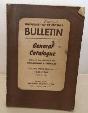 General Catalogue (Fall and Spring Semesters 1948-1949)