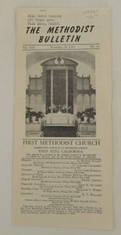 The Methodist Bulletin November 20, 1949 (Hamilton Avenue At Webster Street)