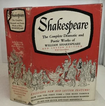 The Complete Dramatic And Poetic Works Of William Shakespeare Red Letter Edition (With Concordance)