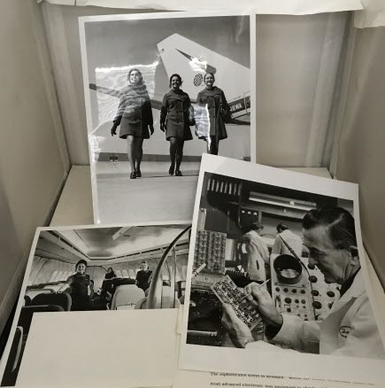 Group Of Five Promotional Photos From World Airways From The Early 1970's