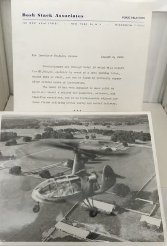 Press Release For The Umbaugh Model 18 (gyroplane)