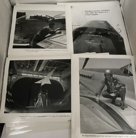 Group Of 16 Black And White Photographs From The NACA, Ames Aeronautical Laboratory At Moffett Field, Ca C1944-1958