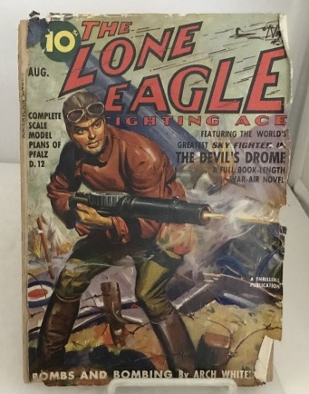 The Lone Eagle Fighting Ace / American Eagle August 1941 (Vol. XXIII, No. 1)